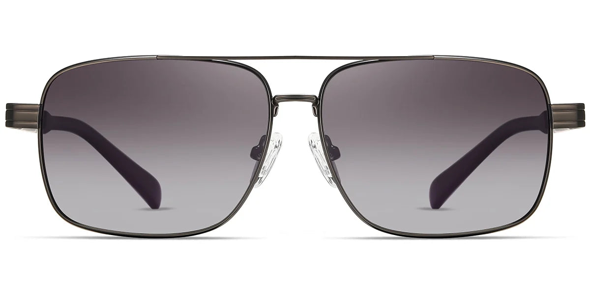 GOAT Specs The Legacy - Black Rectangle Aviator Eyeglasses