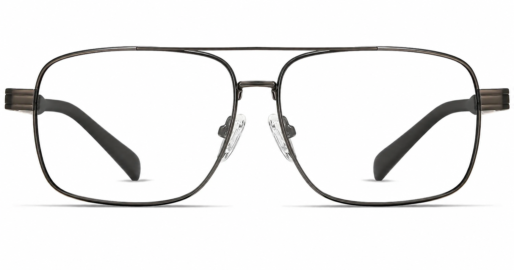 GOAT Specs The Legacy - Black Rectangle Aviator Eyeglasses