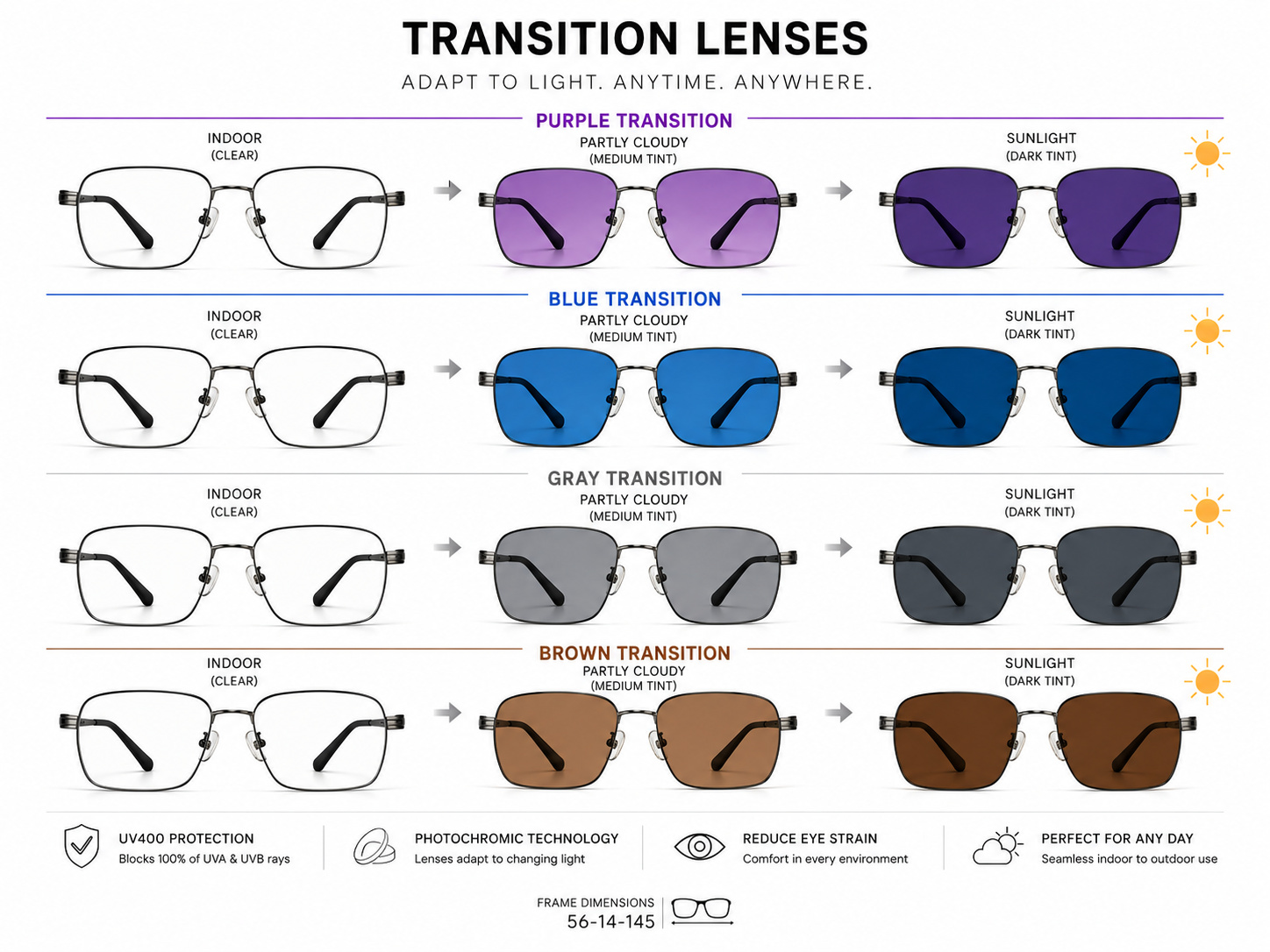 GOAT Specs The Legacy - Black Rectangle Aviator Eyeglasses